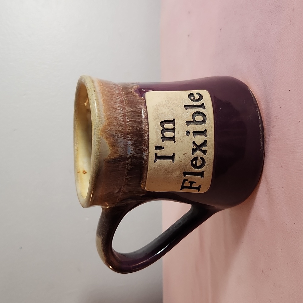 I'm flexible coffee mug